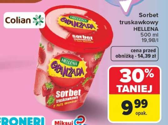 Sorbet truskawkowy HELLENA