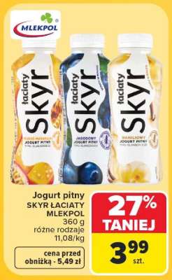 SKYR ŁACIATY MLEKPOL