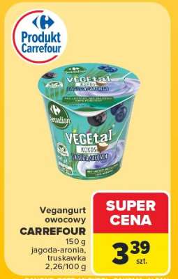 Vegangurt owocowy CARREFOUR