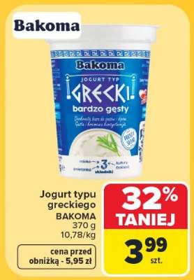Jogurt typu greckiego**