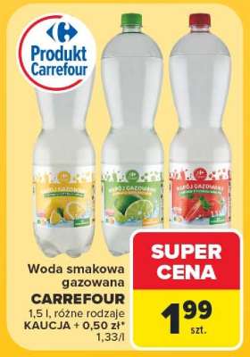 Woda smakowa gazowana