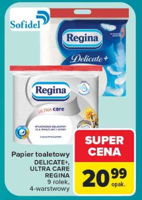 Papier toaletowy DELICATE+, ULTRA CARE REGINA