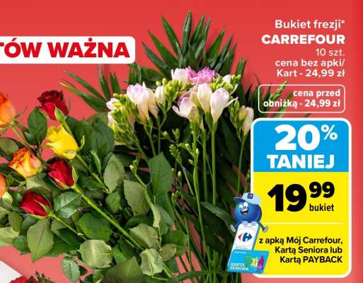 Bukiet frezji CARREFOUR