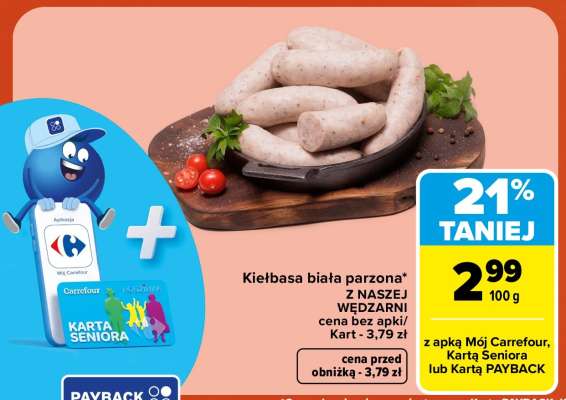 Kiełbasa biała parzona