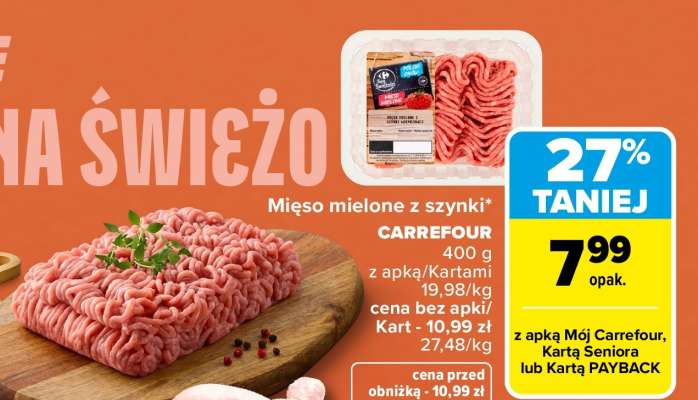 Mięso mielone z szynki