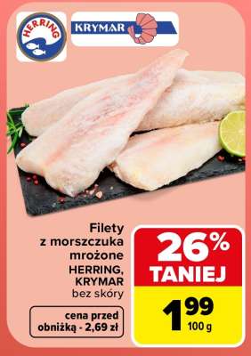 Filety z morszczuka mrożone