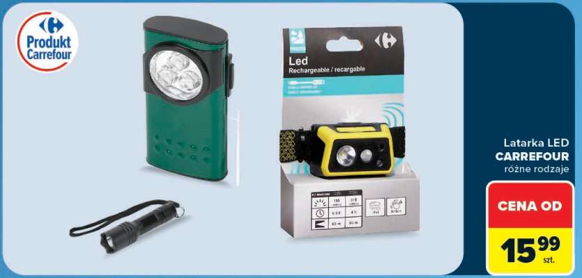 Latarka LED CARREFOUR