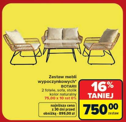 Zestaw mebli wypoczynkowych