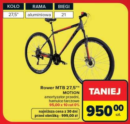 Rower MTB 27,5”** MOTION