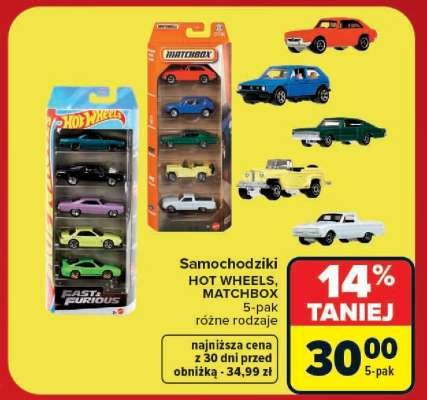 Samochodziki HOT WHEELS, MATCHBOX