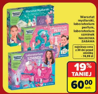 Warsztat mydlarski, laboratorium perfum, laboratorium szminek NAUKOWA ZABAWA