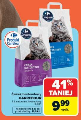 Żwirek bentonitowy CARREFOUR