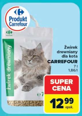 Żwirek drewniany dla kota