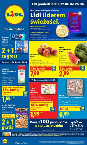 Gazetka Lidl - 22.06.2026 - 24.06.2026.