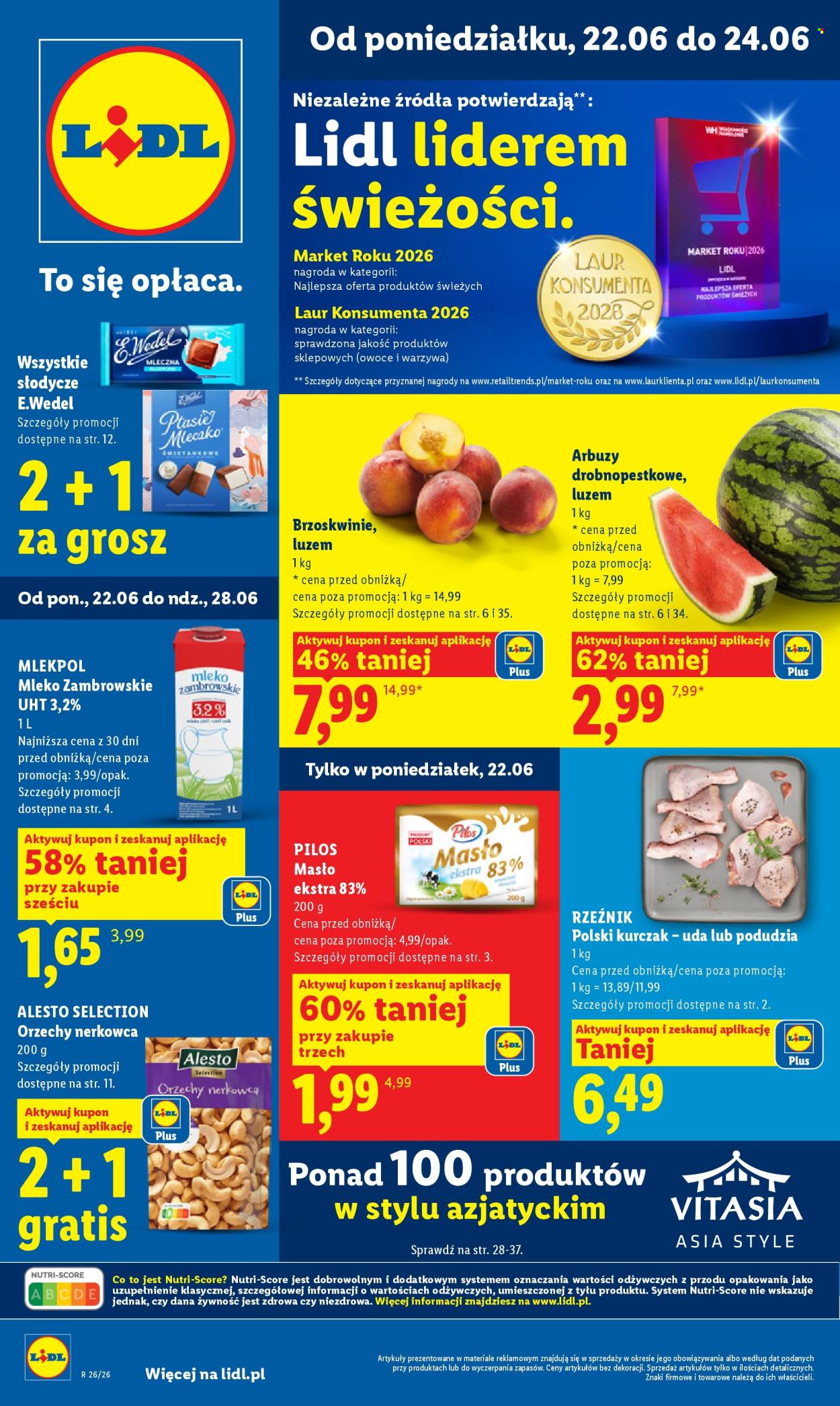 Leták Lidl - 22.6.2026 - 24.6.2026. Strana 1