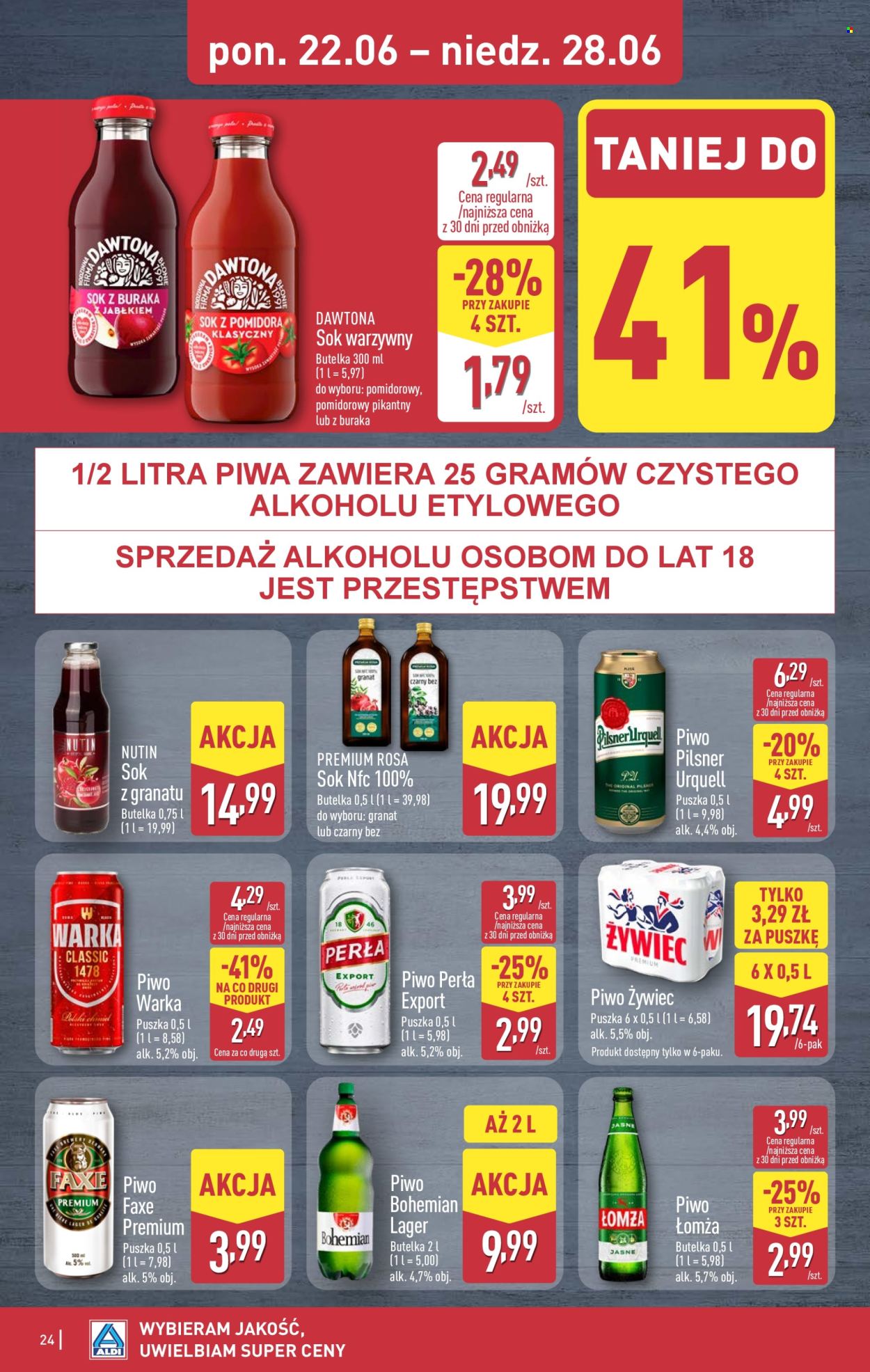 Gazetka ALDI - 22.06.2026 - 28.06.2026. Strona 24