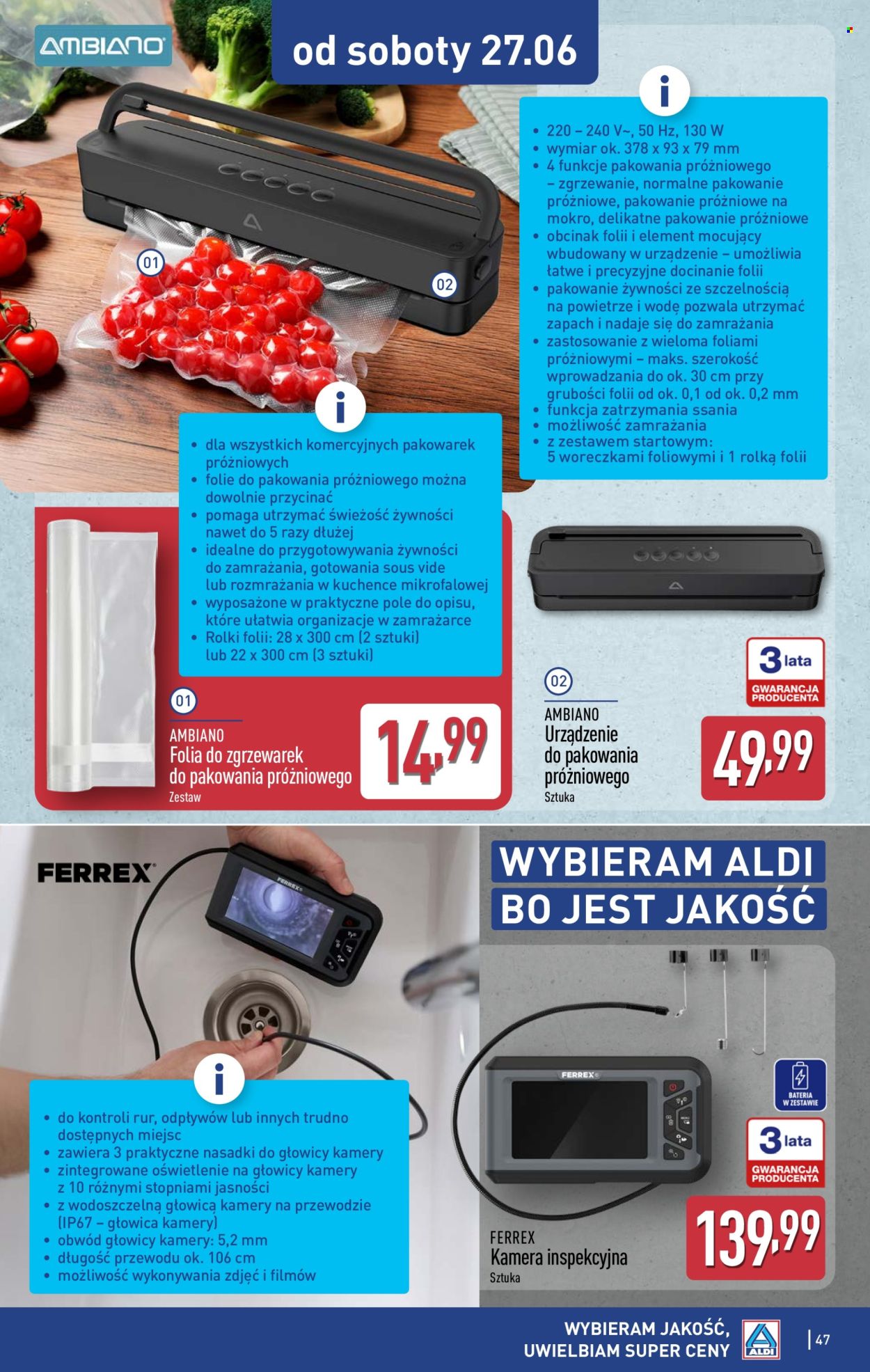 Gazetka ALDI - 22.06.2026 - 28.06.2026. Strona 47