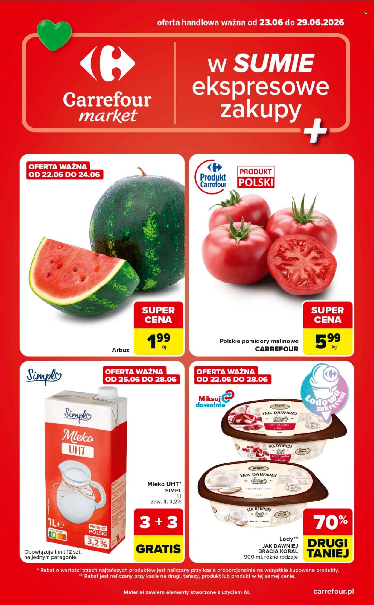 Gazetka Carrefour Market - 23.06.2026 - 29.06.2026. Strona 1