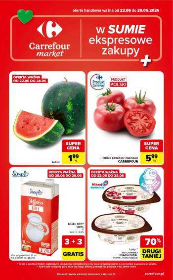 Leták Carrefour Market - 23.6.2026 - 29.6.2026.