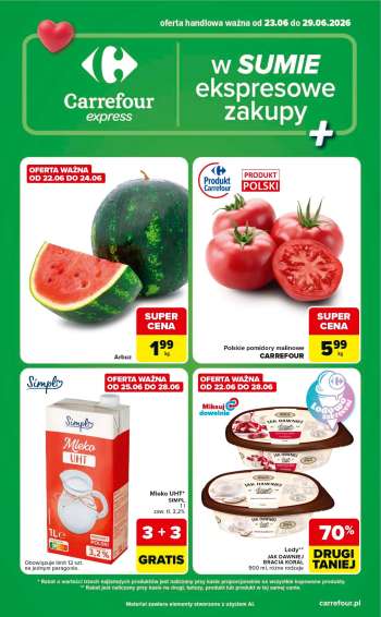 Gazetka Carrefour Express - 23.06.2026 - 29.06.2026.
