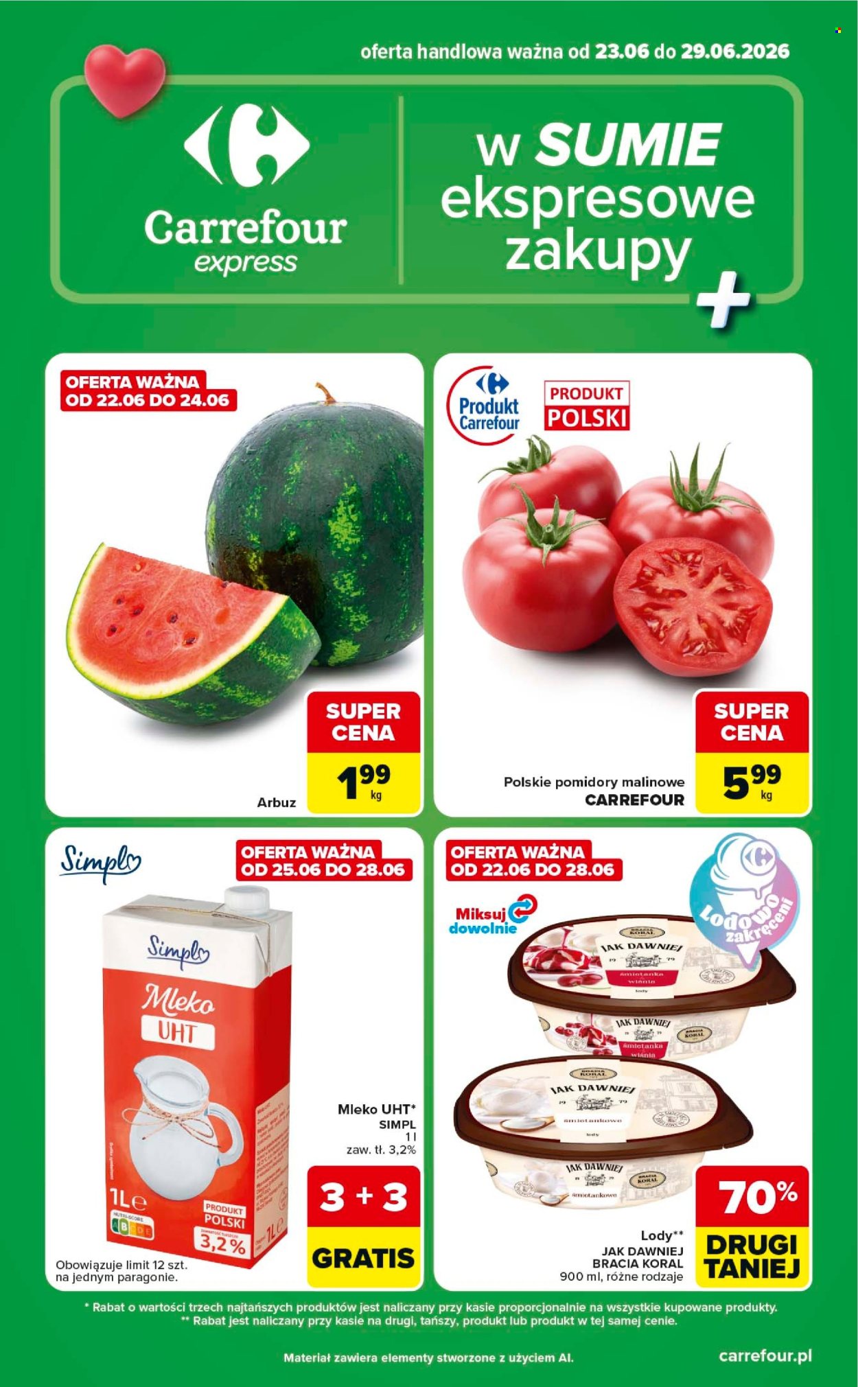 Leták Carrefour Express - 23.6.2026 - 29.6.2026. Strana 1