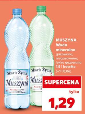 MUSZYNA Woda mineralna