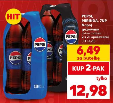 PEPSI, MIRINDA,7UP Napój gazowany