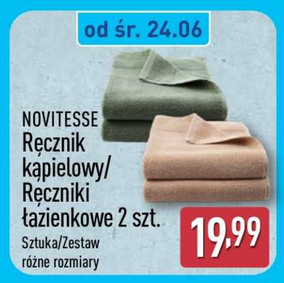 NOVITESSE Ręcznik kąpielowy/Ręczniki łazienkowe 2 szt.