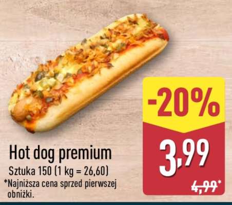 Hot dog premium