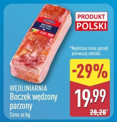 WĘDLINIARNIA Boczek wędzony parzony