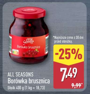 ALL SEASONS Borówka brusznica