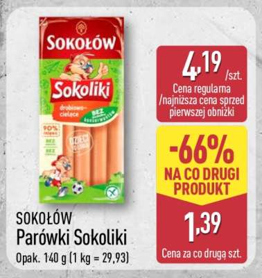 SOKOŁÓW Parówki Sokoliki