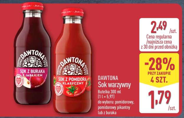 DAWTONA Sok warzywny
