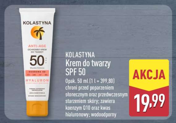 KOLASTYNA Krem do twarzy SPF 50
