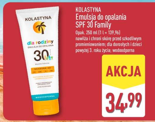 KOLASTYNA Emulsja do opalania SPF 30 Family