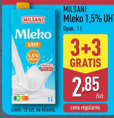 MILSANI Mleko 1,5% UHT