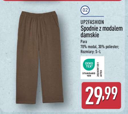 UP2FASHION Spodnie z modalem damskie