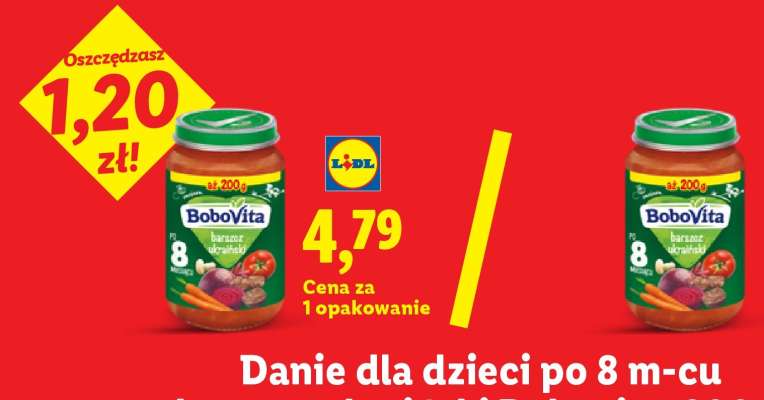 BoboVita Danie dla dzieci po 8 m-cu