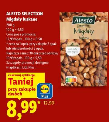 ALESTO SELECTION Migdały łuskane
