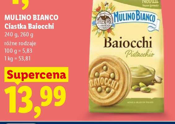 MULINO BIANCO Ciastka Baiocchi