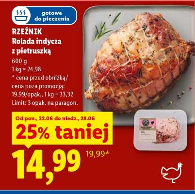 RZEŹNIK Rolada indycza z pietruszką