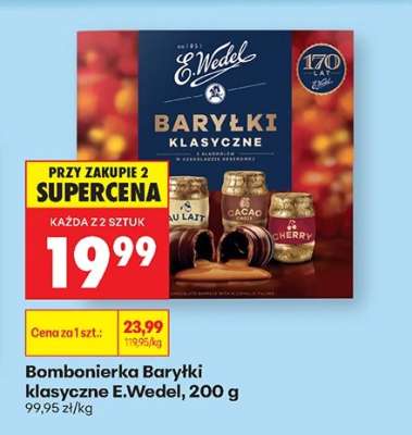 Bombonierka Baryłki klasyczne E.Wedel, 200 g