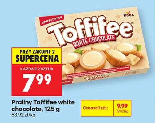 Praliny Toffifee white chocolate 125 g