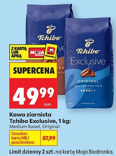 Kawa ziarnista Tchibo Exclusive , 1 kg