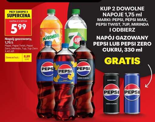 Napój gazowany, 1,75 l