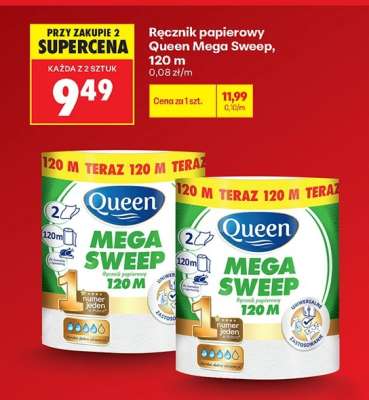 Ręcznik papierowy Queen Mega Sweep, 120 m