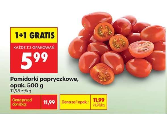 Pomidorki papryczkowe opak 500 g