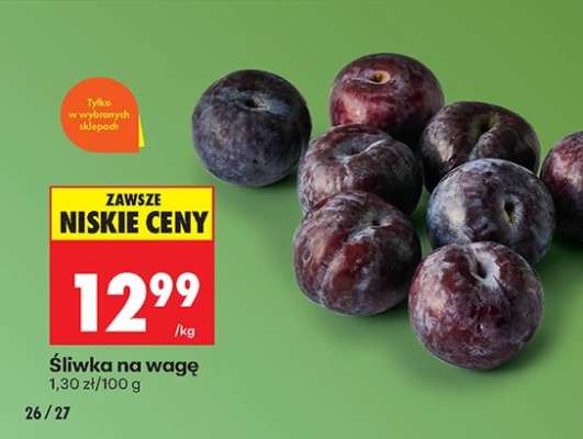 Śliwka na wage