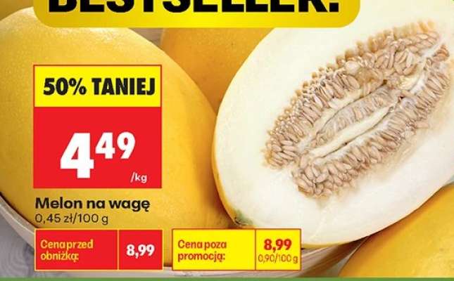 Melon na wagę
