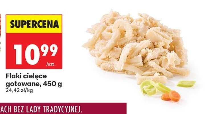 Flaki cielece gotowane , 450 g